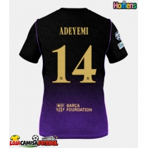 Camisa de Futebol Barcelona Karim Adeyemi #14 Equipamento Secundário 2026-27 Manga Curta